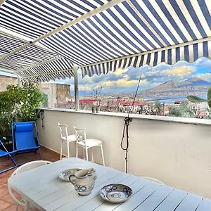 Alma De Templarsf - Stunning Design With Sea View And Terrace Naples